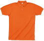 ドライメッシュポロシャツのカラー（オレンジ）
