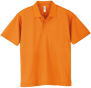 ドライメッシュポロシャツのカラー015（オレンジ）