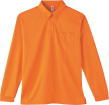 ドライＢＤ長袖ポロシャツのカラー015（オレンジ）